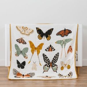 Clementine Kids muslin butterfly blanket